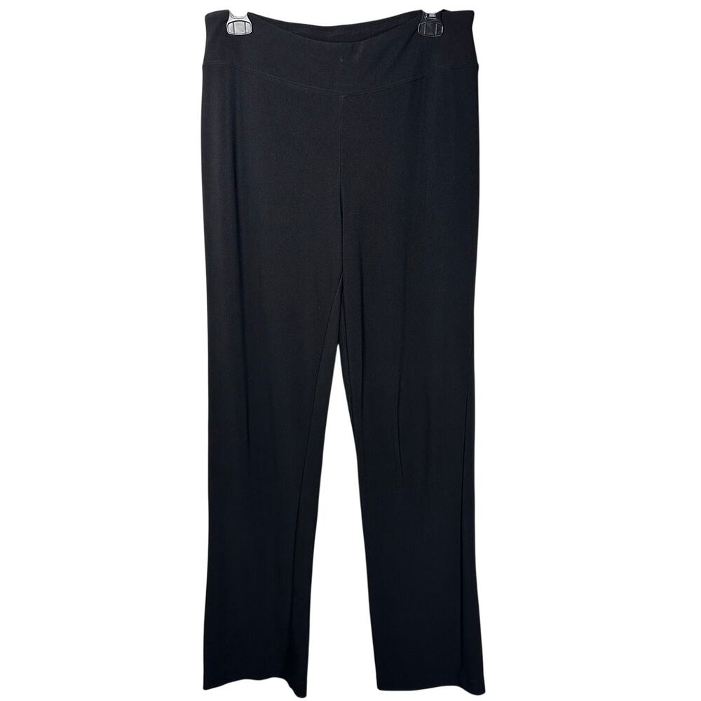 Boston Proper Black Pull On Stretchy Knit Pants Womens Medium